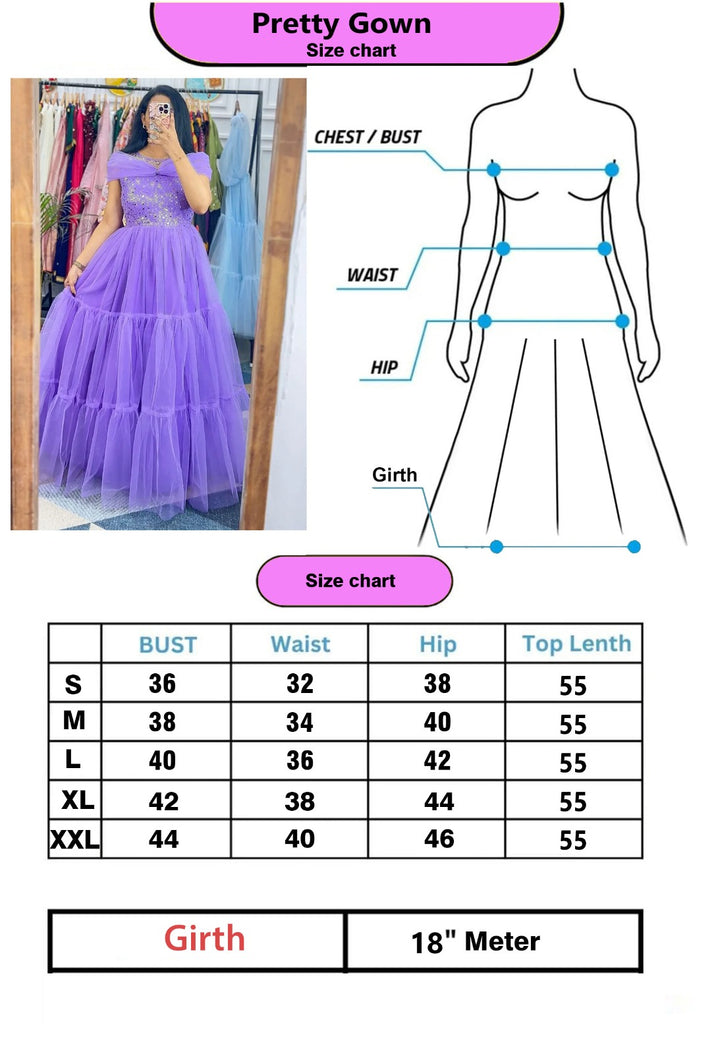 Pretty Designer Party Wear Gown Viral Gown