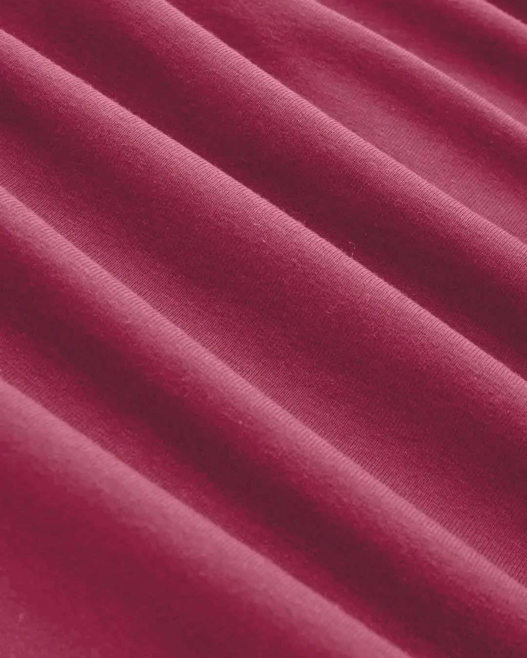 Solid Fitted Ribbed Button Short Sleeve Crop Top In Ruby