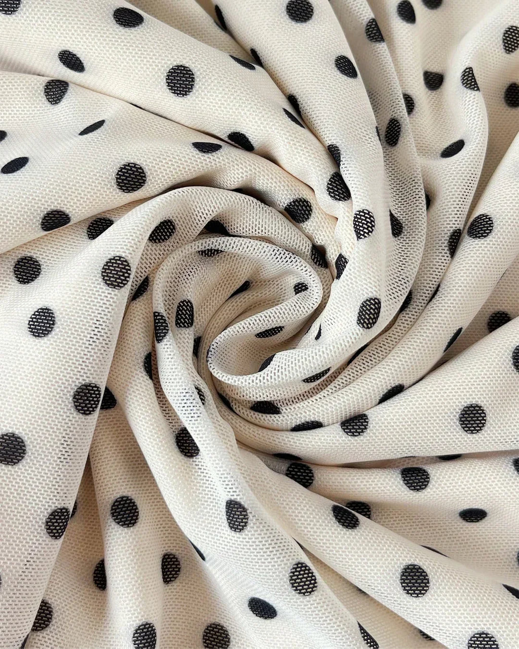 White Polka Dot Square Neck Short Sleeve Slit Maxi Dress