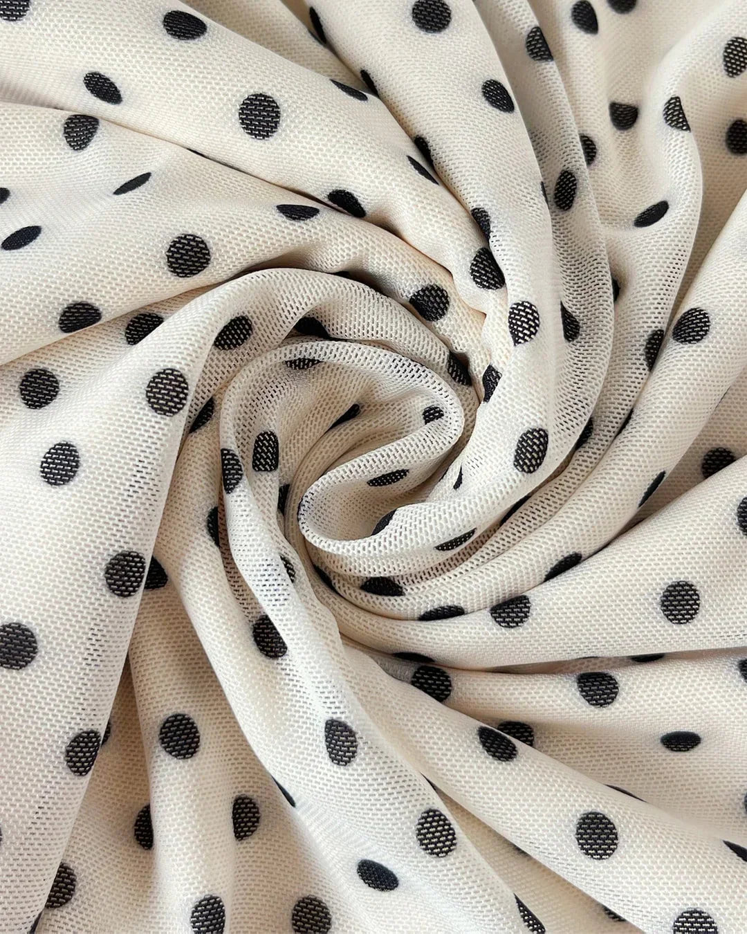 White Polka Dot Square Neck Short Sleeve Slit Maxi Dress