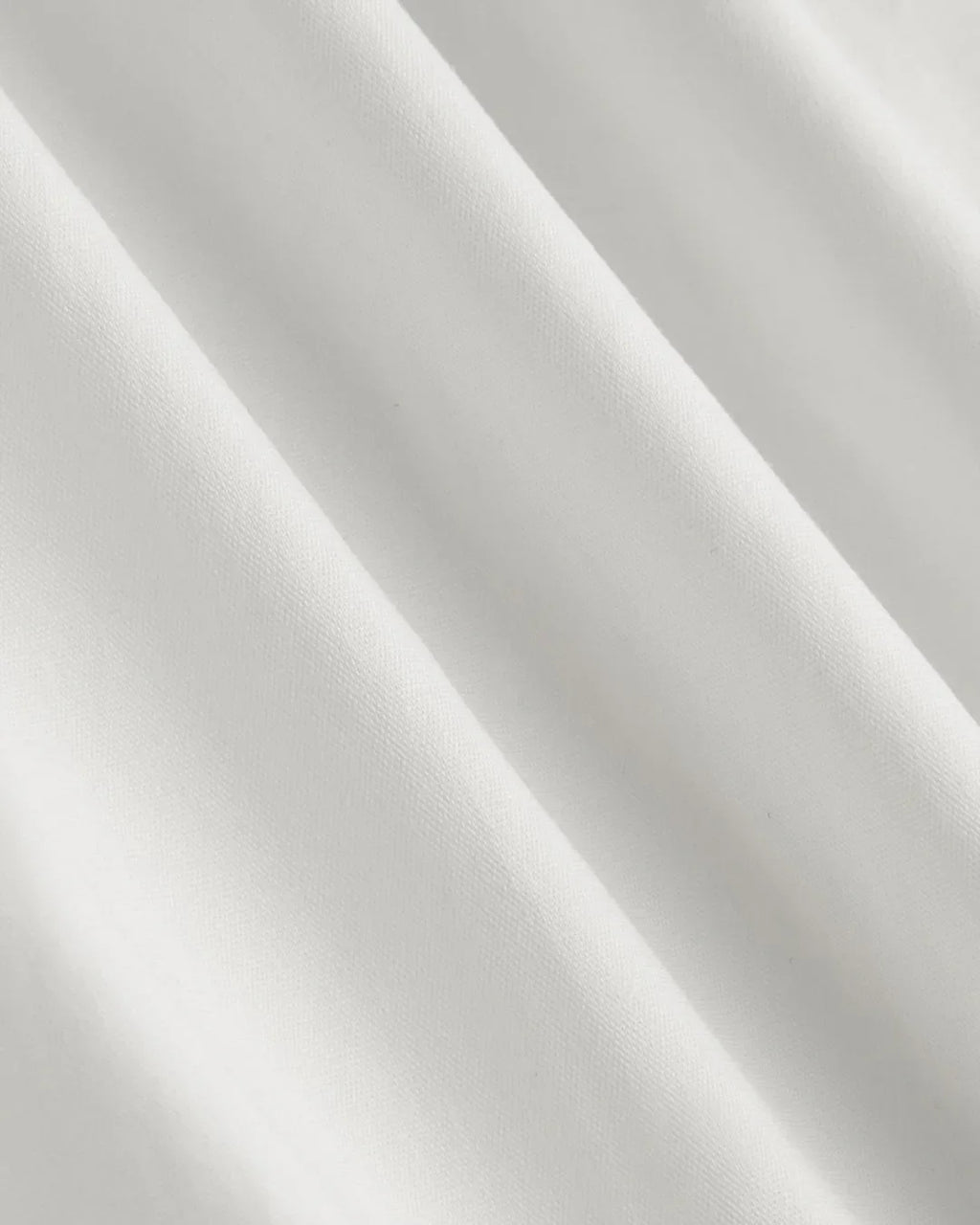White Shirt with Pleated Peplum Waist and Button Closure