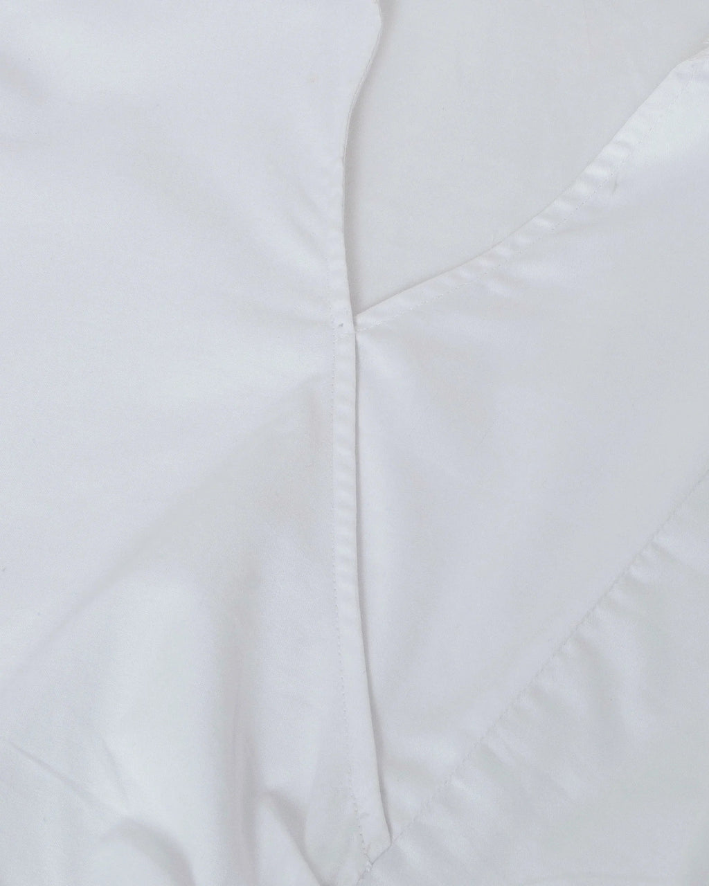 White Wrap Fit Tailored Shirt