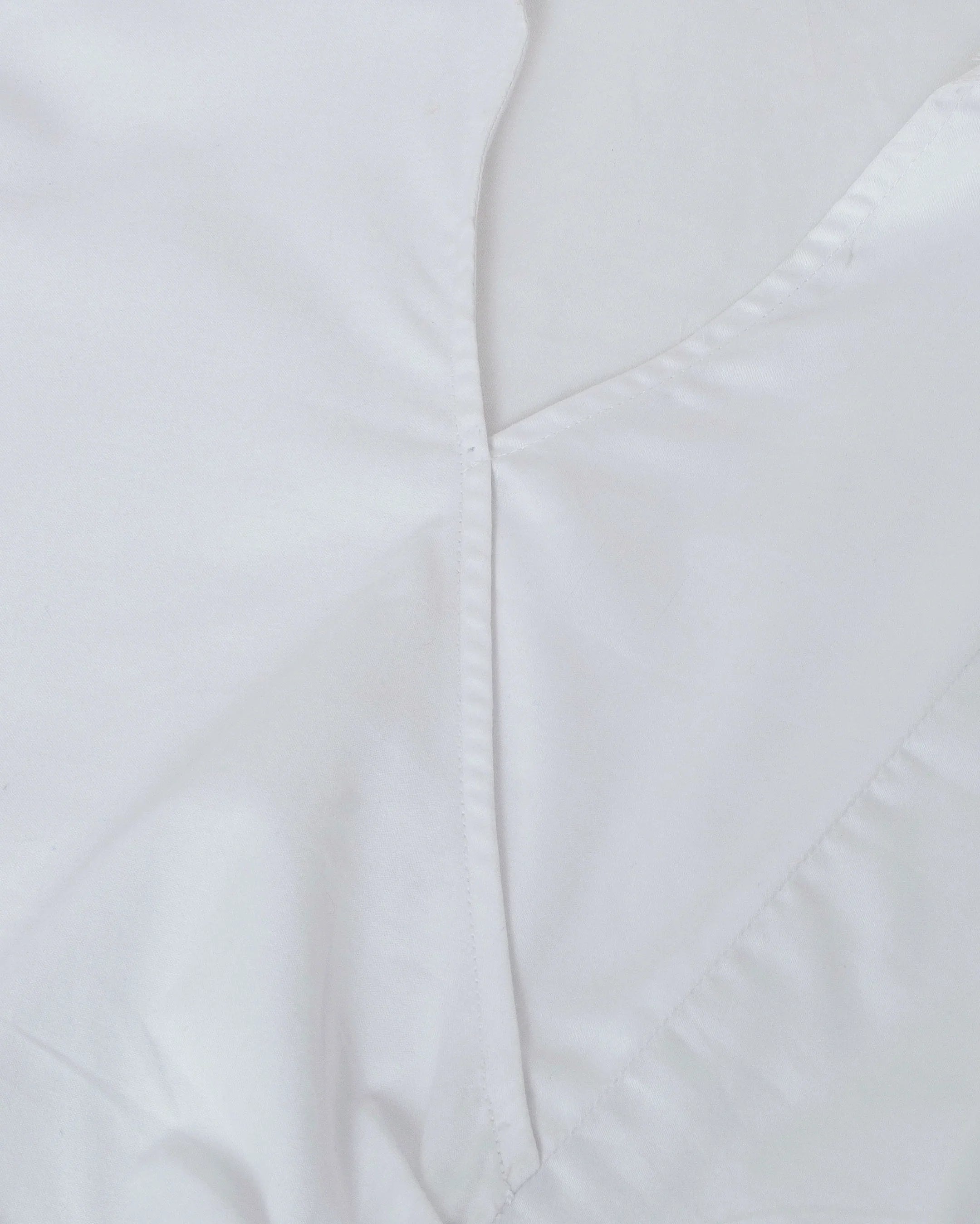 White Wrap Fit Tailored Shirt