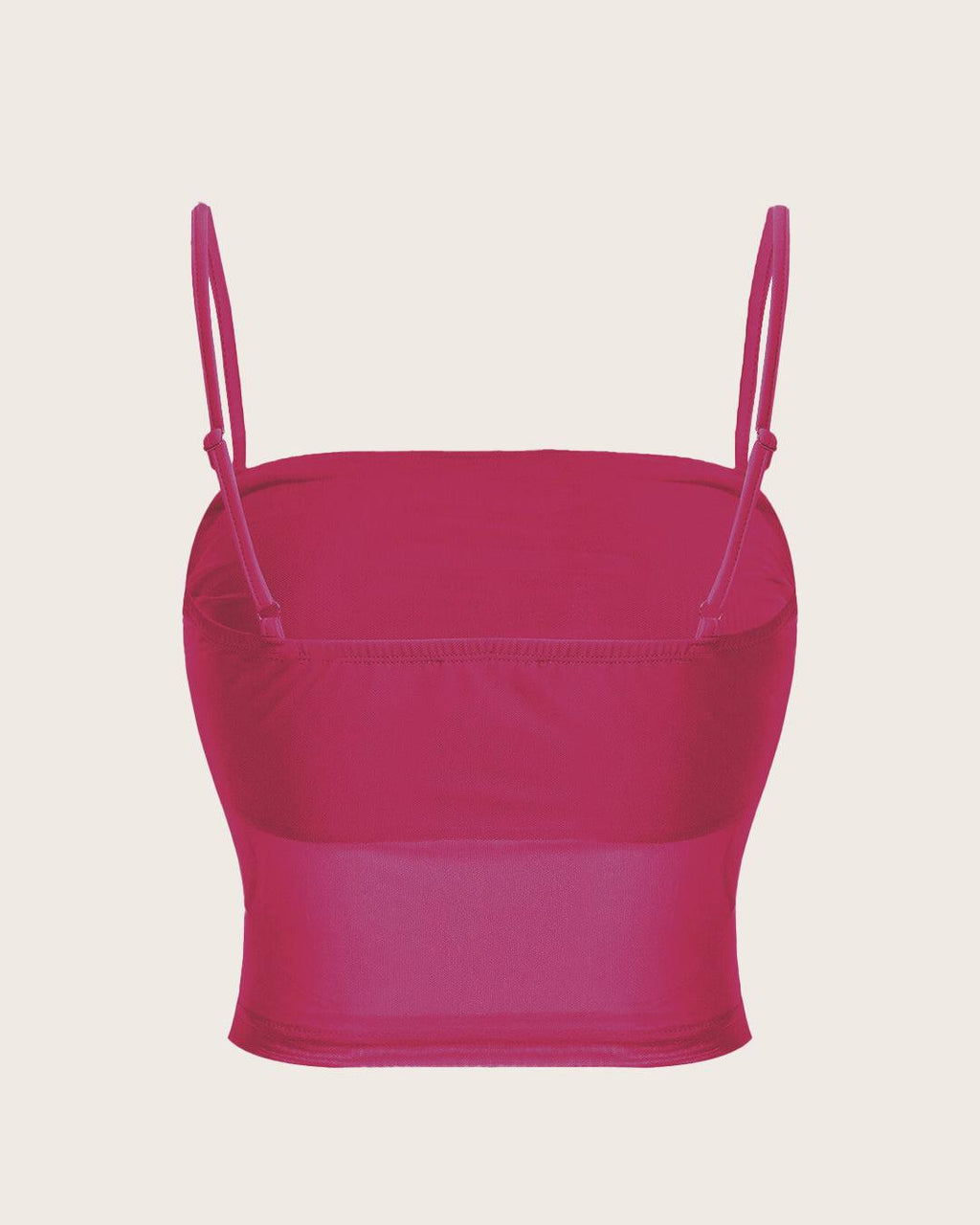Y2k Spaghetti Strap Pink Tank Top