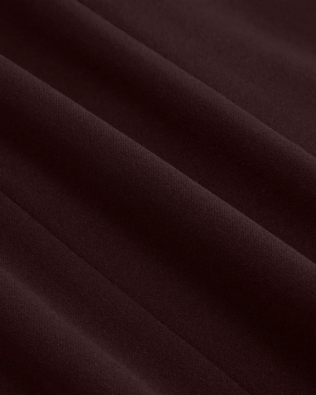 Zip Front Sleeveless A-Line Mini Dress in Chocolate Fondae
