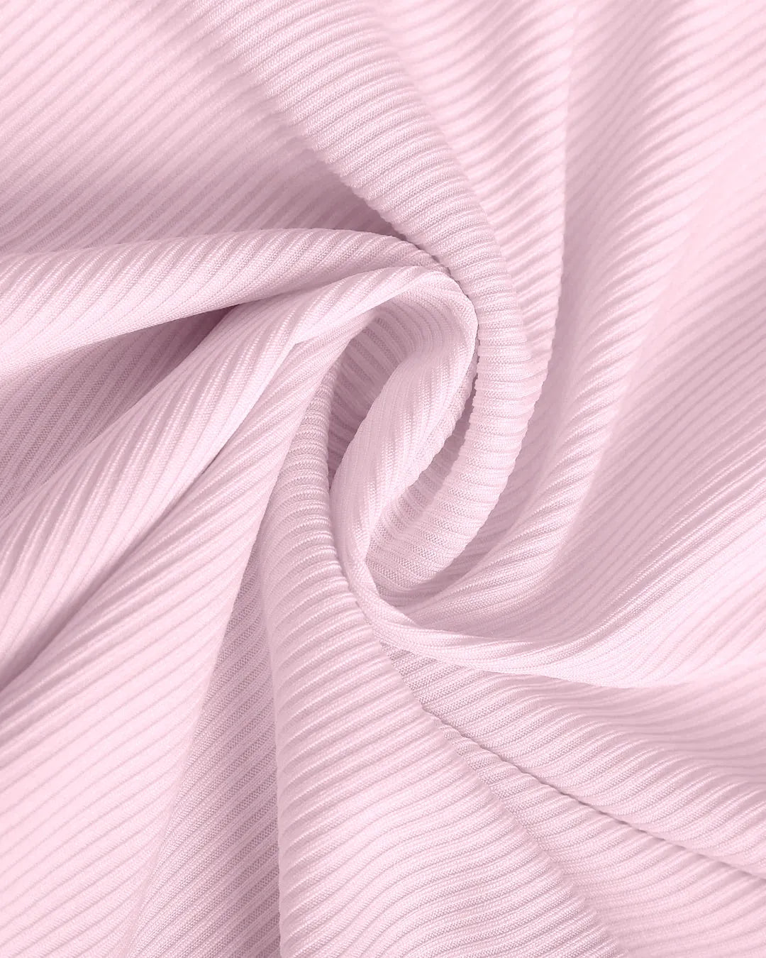 Ruched Halter Crop Top in Baby Pink