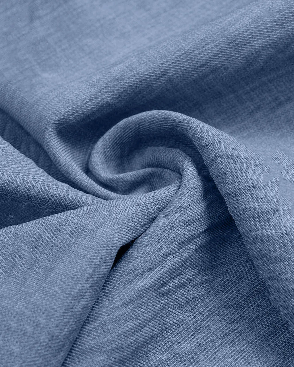 High-Waist Wide-Leg Trousers in French Blue