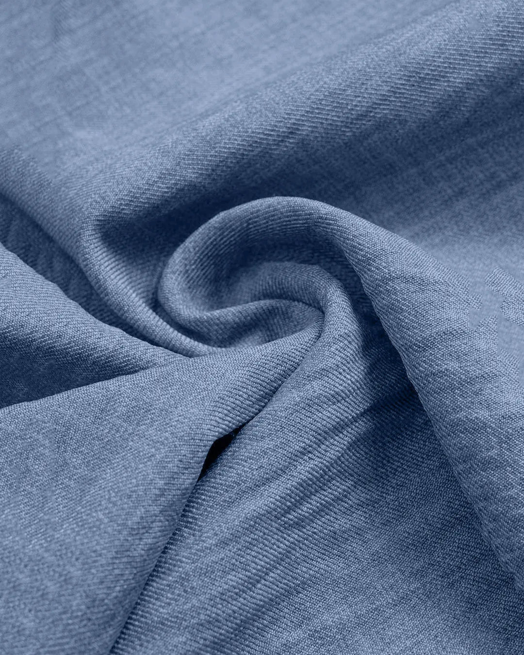 High-Waist Wide-Leg Trousers in French Blue
