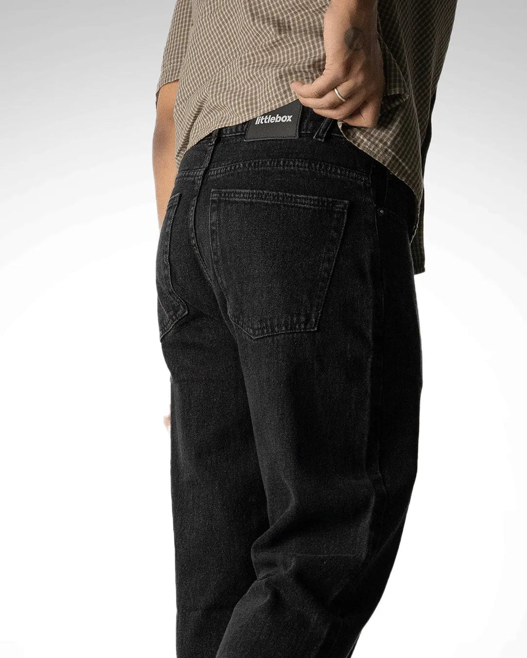 Men Wide Leg Baggy Regular Loose Fit Jeans