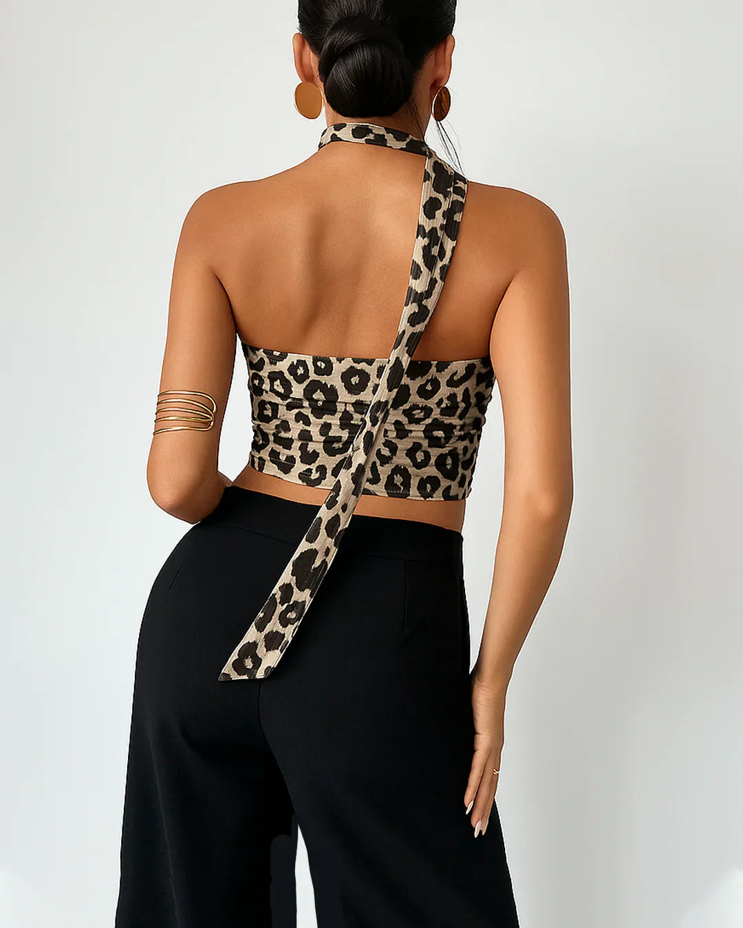 Leopard Print Tube Top