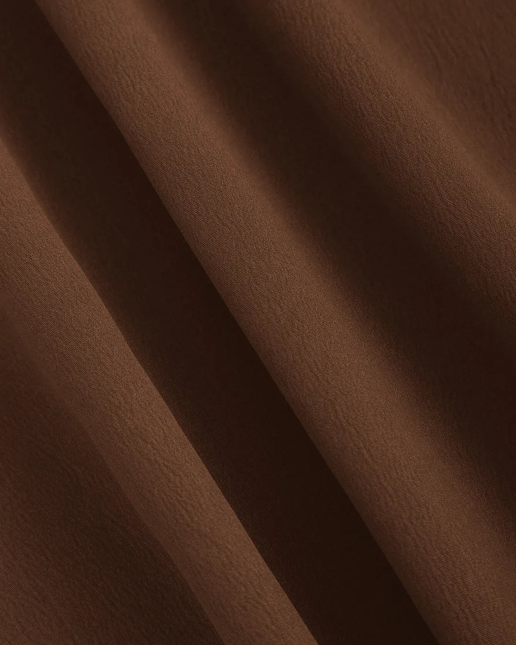 Off-Shoulder Puff Sleeve Solid Color Cinched Maxi Dress In English Brown