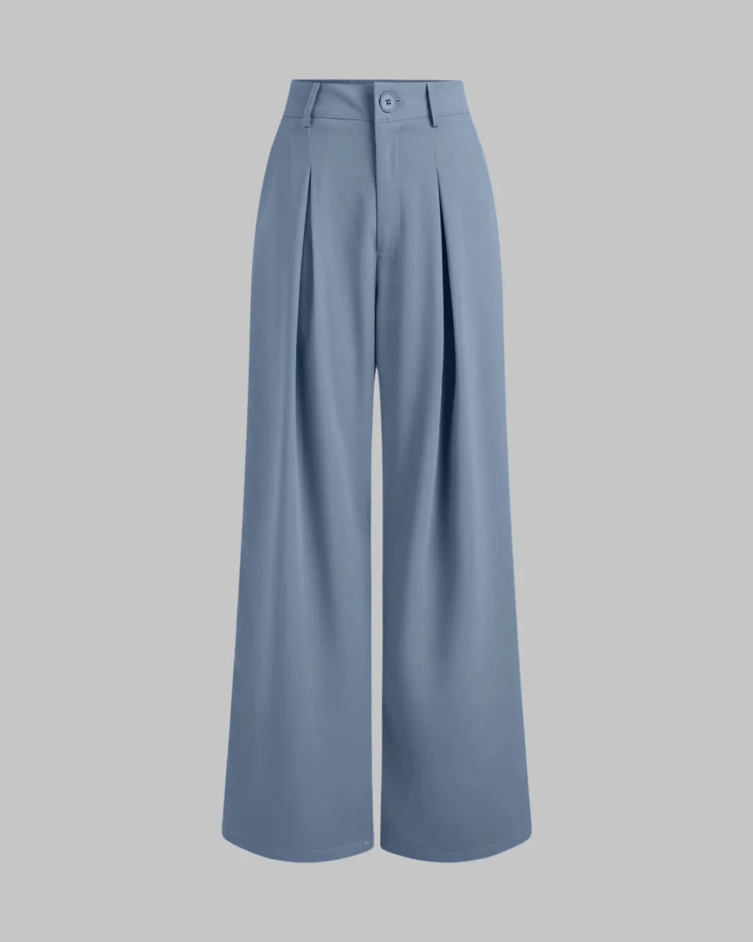 Premium Quality Set Of Two Cropped Top With Korean Style Baggy Trouser In Blue