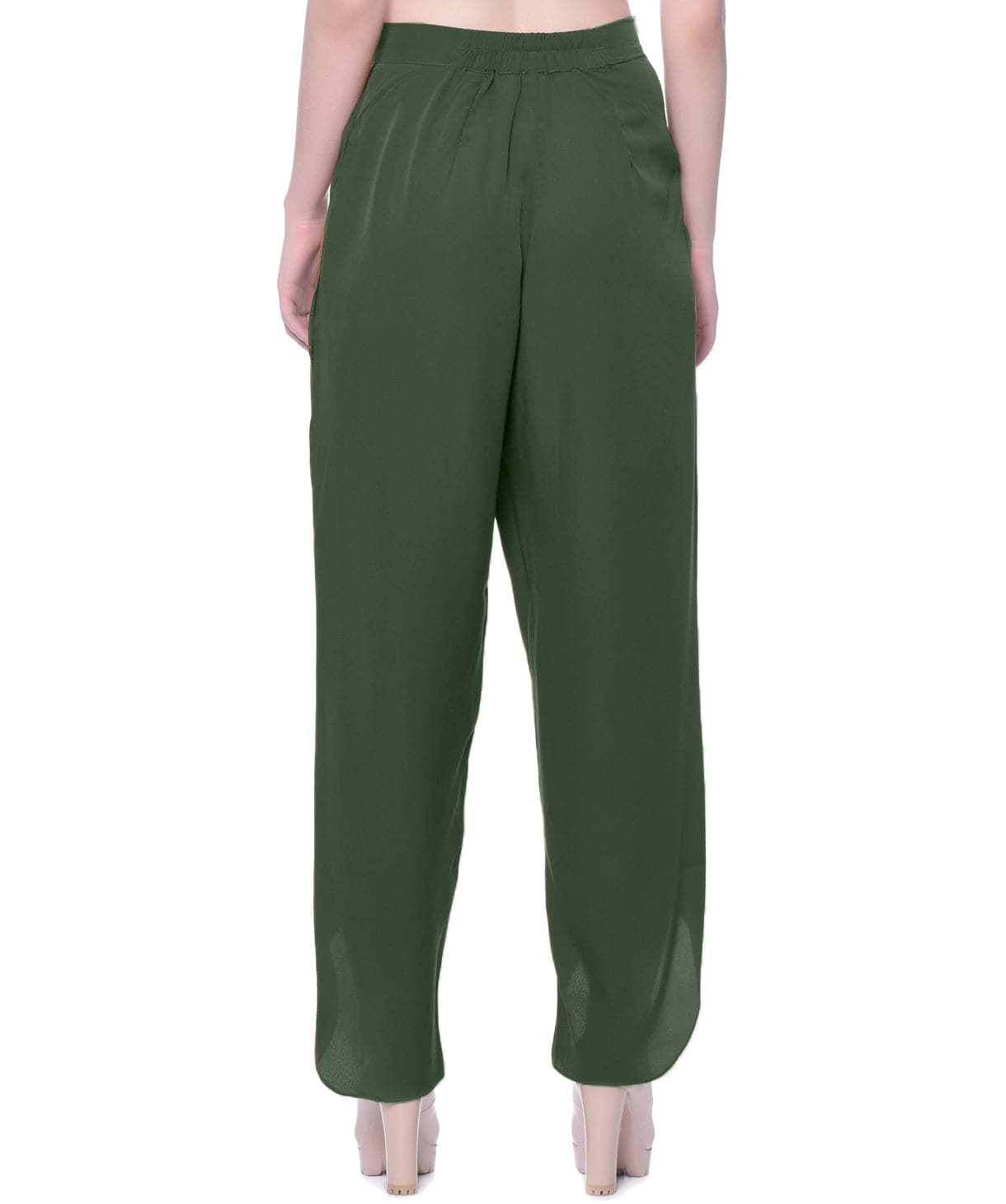 Adjustable Crepe Tulip Pants