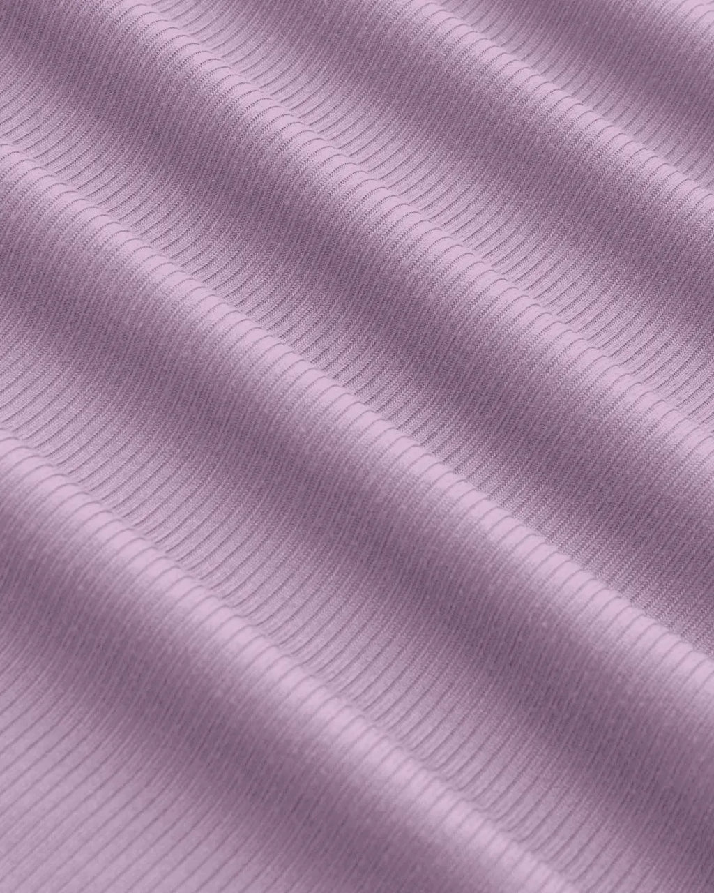 Boat Neck Solid Ruched Long Sleeve Top in Lilac