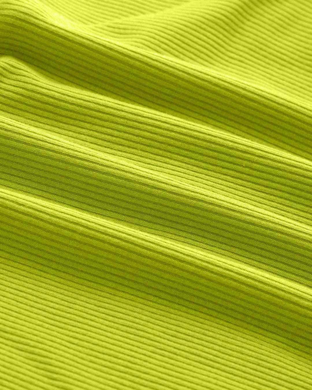 Solid Ruched Round Neck Crop Top In Neon