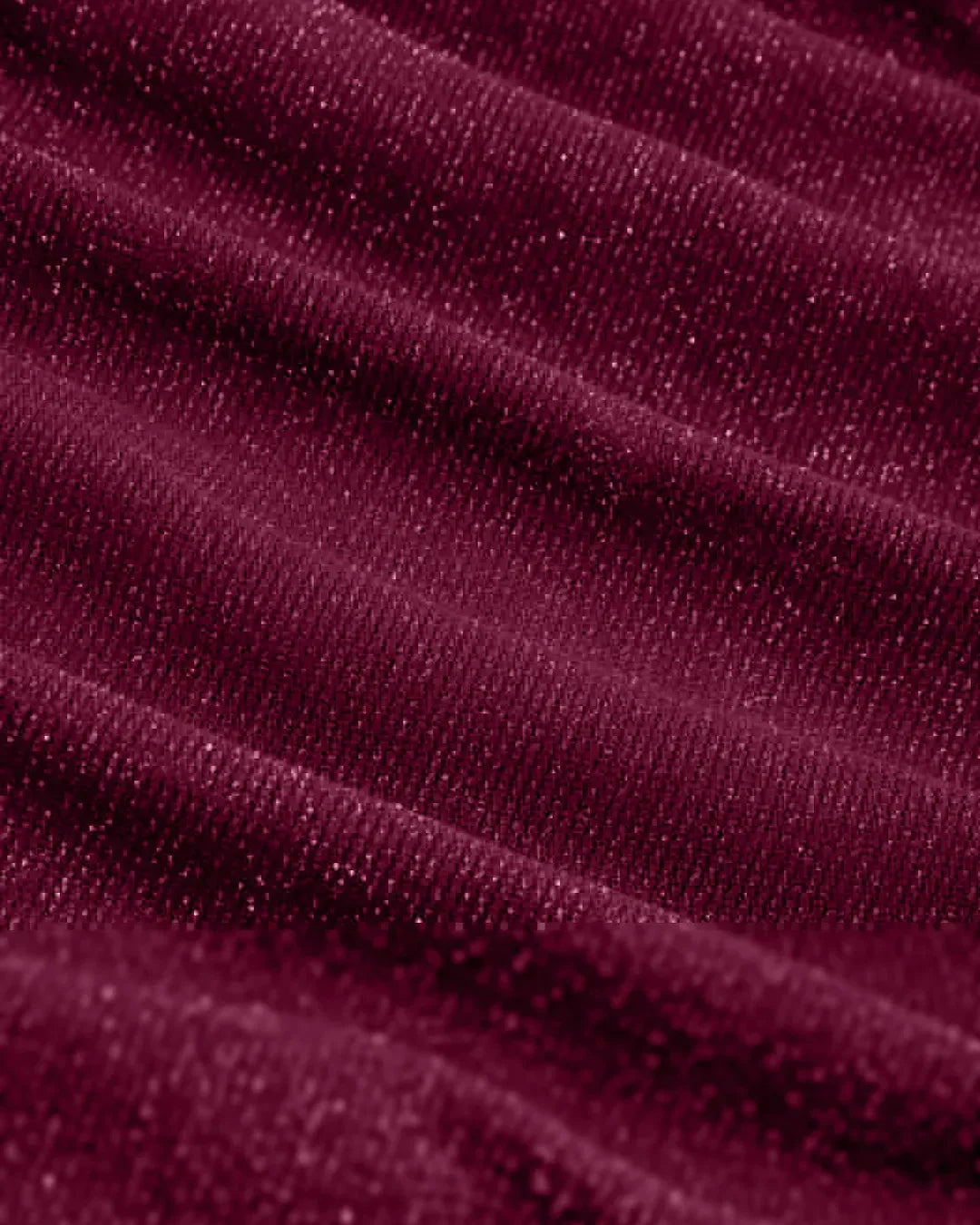 Mesh Halter Neckline Glitter Ruched Maxi Dress in Maroon