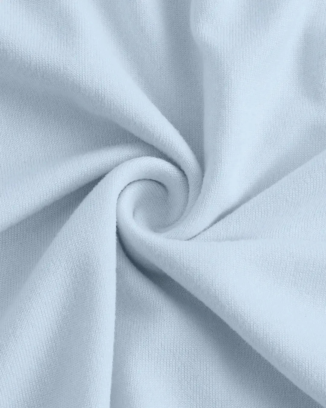 Solid Color Boat Neck Ruched Waist Bell Sleeve Top In Light Blue
