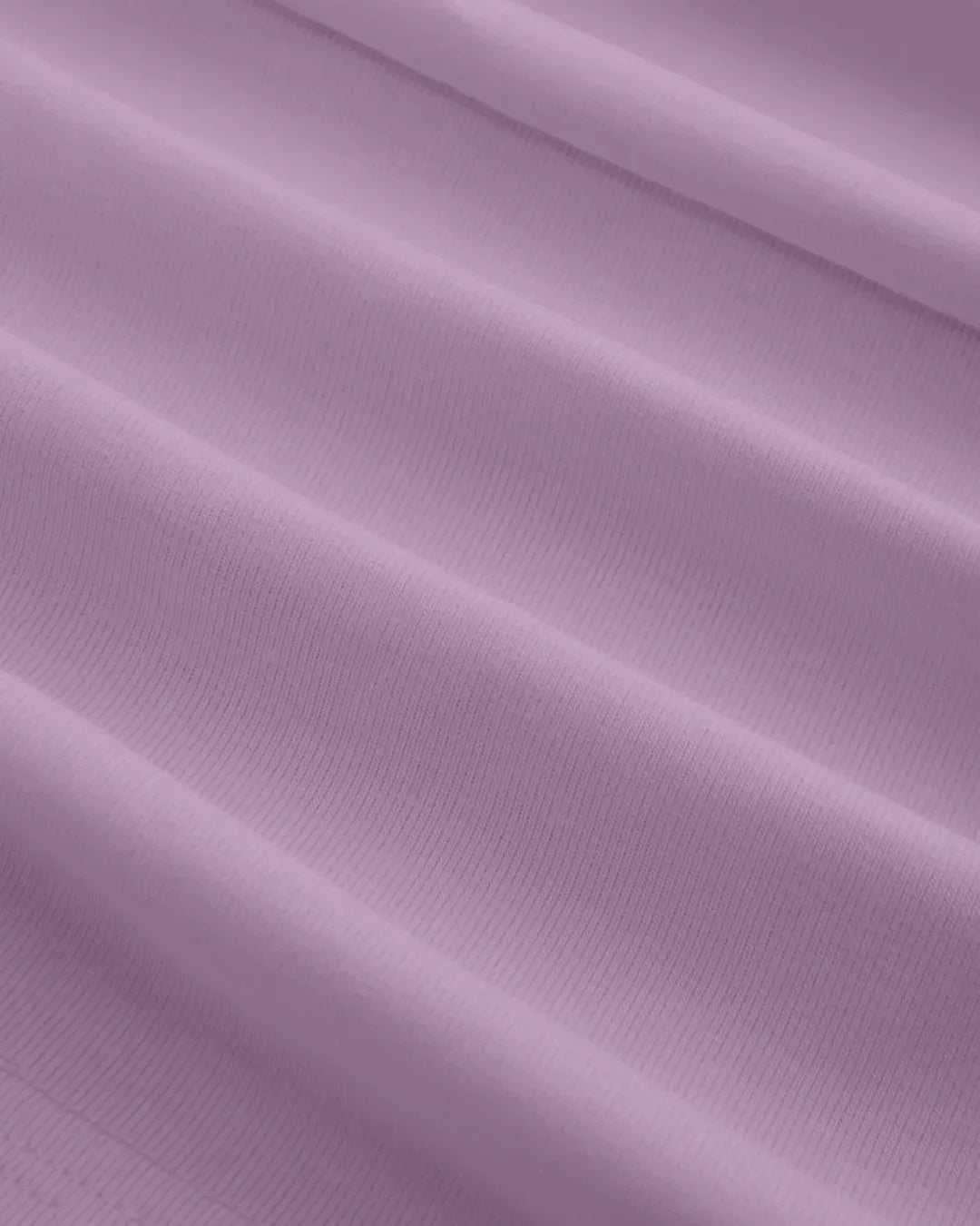 One Shoulder Ruched Asymmetric Full Sleeve Top in Lilac