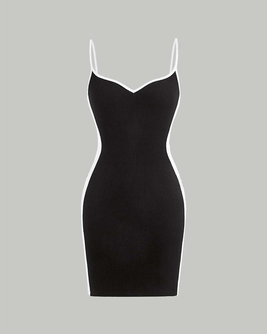 Contrast Binding Cami Dress