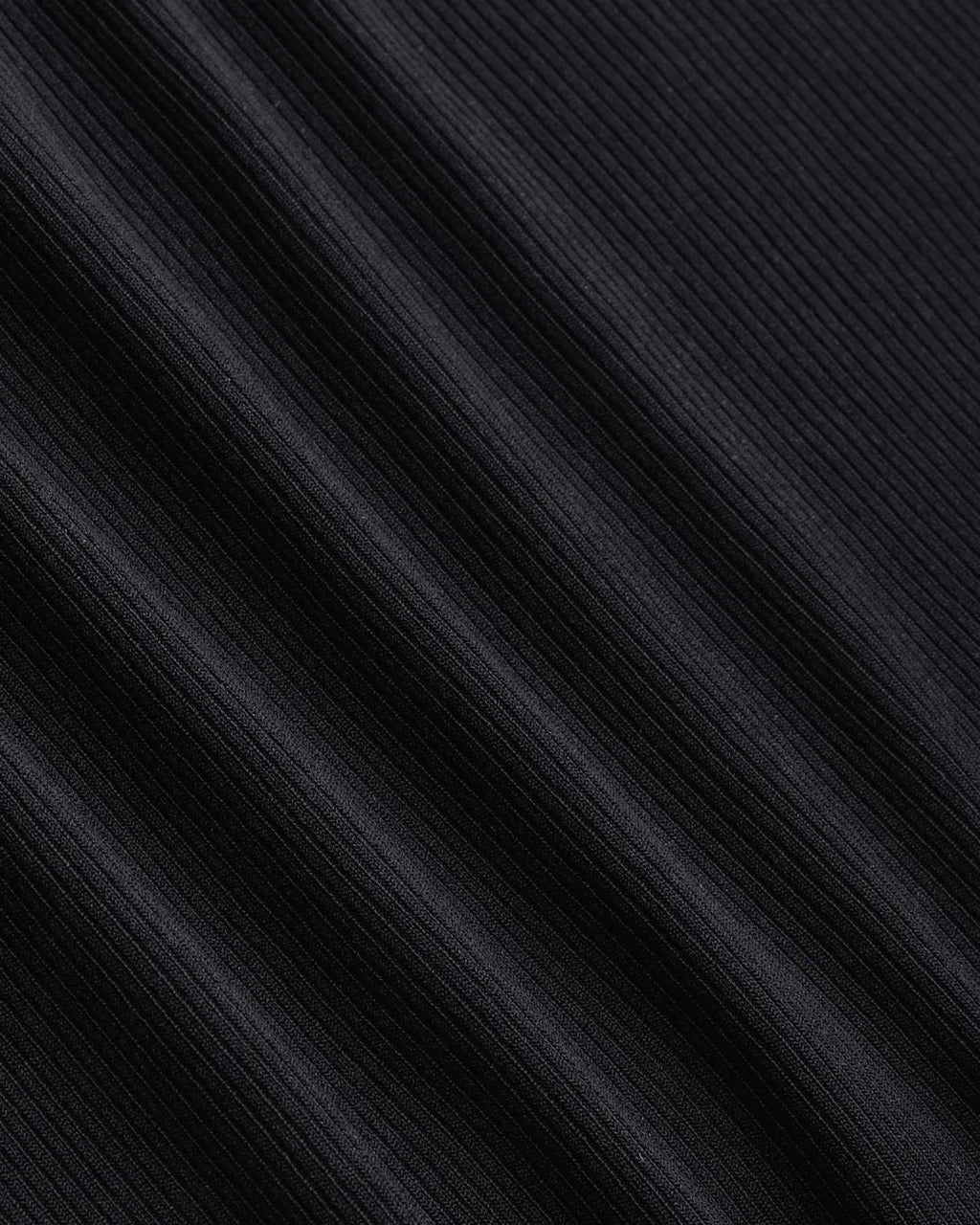 Ruched Tank Top And Elastic Waist Tie Black Set Curve & Plus