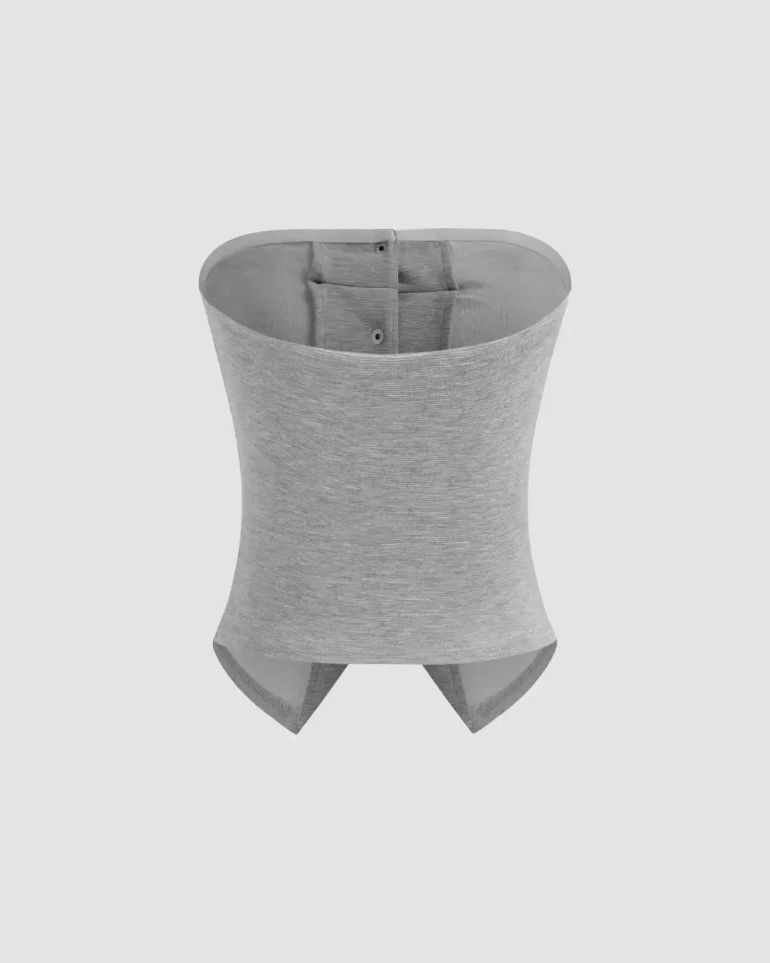 Solid Button Sleeveless Top With Solid Wide Leg Trousers