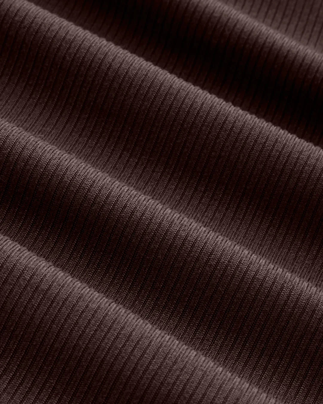 V-neck Ruched Long Sleeve Top in Brown