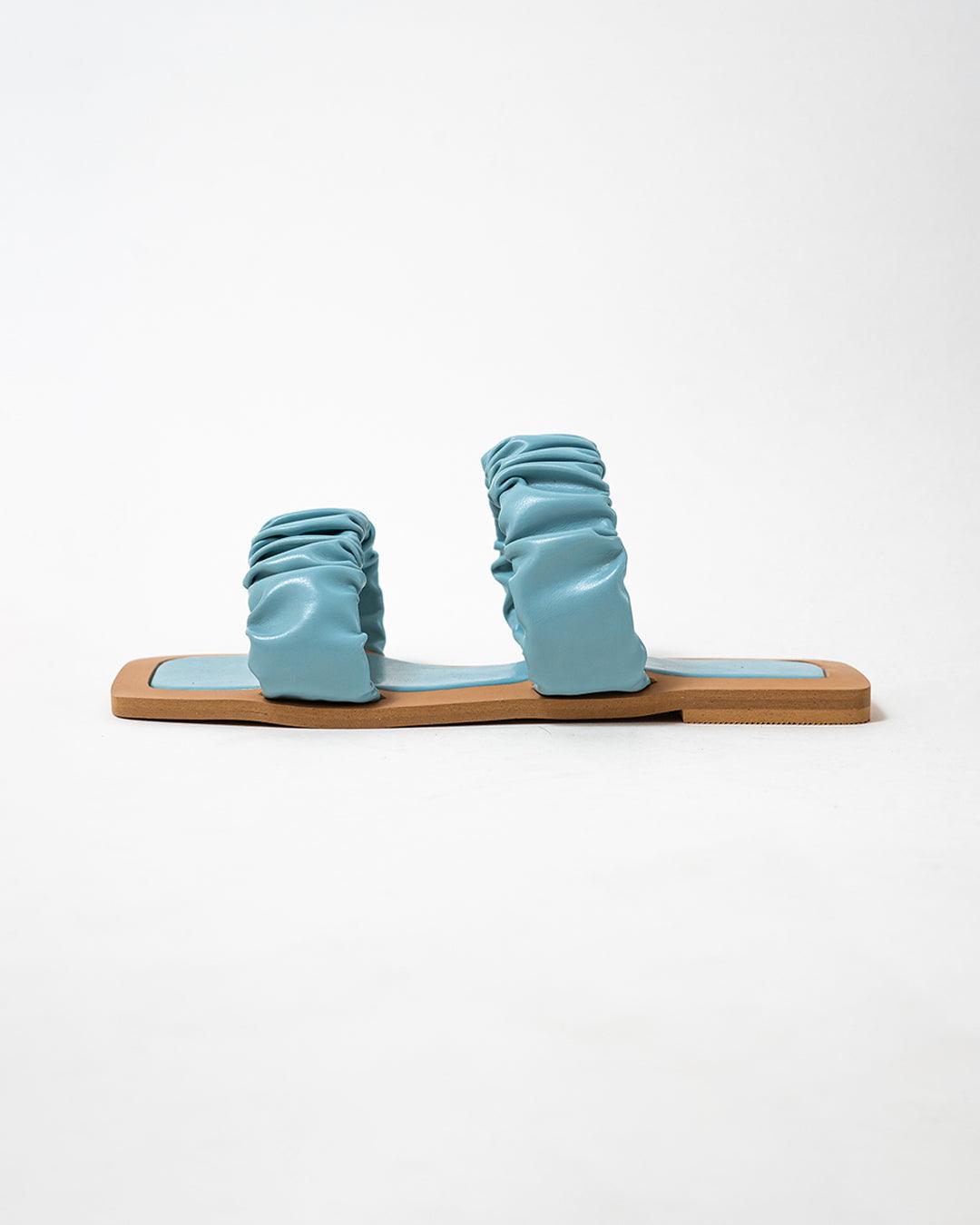Classic City Girl Flats Brown & Blue