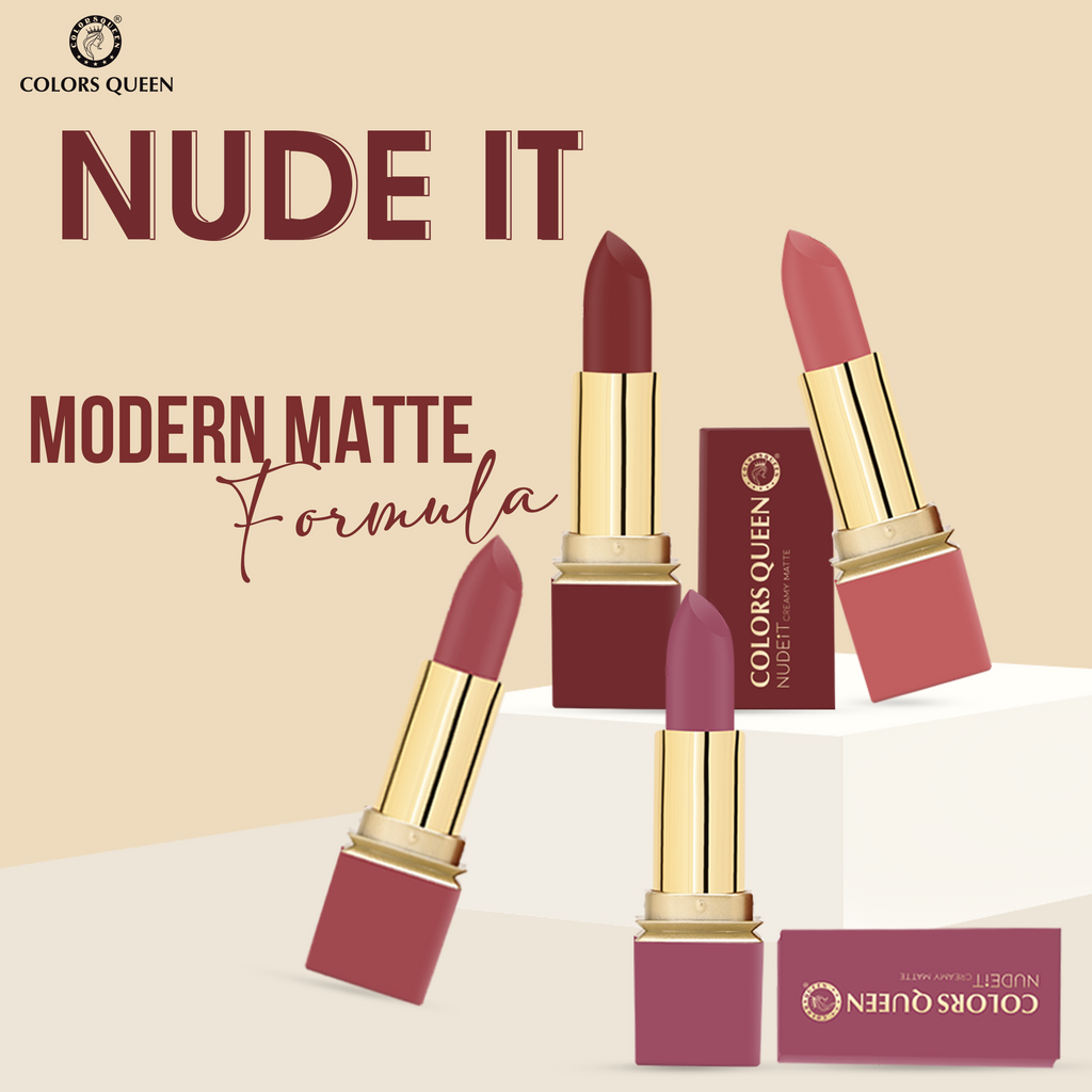 Nudeit Creamy Matte Lipstick – 14 Nude Shades