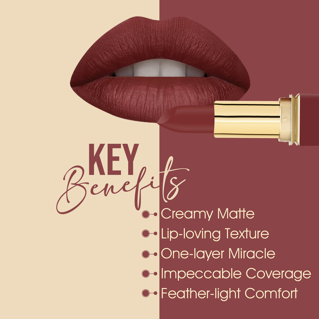 Nudeit Creamy Matte Lipstick – 14 Nude Shades