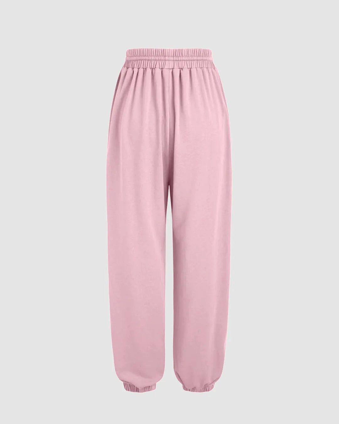 Two Piece Fall Travel Vacation Trendy Loungewear Set In Baby Pink
