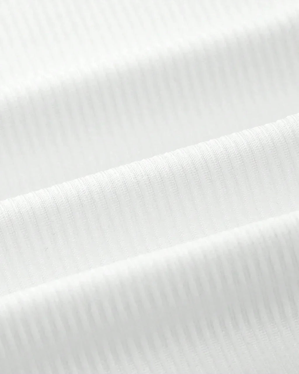 White Ribbed Button-Down Sleeveless Top
