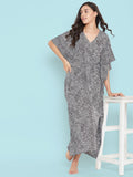 Comfortable Printed Kaftan/Nightie. - Pinkkup