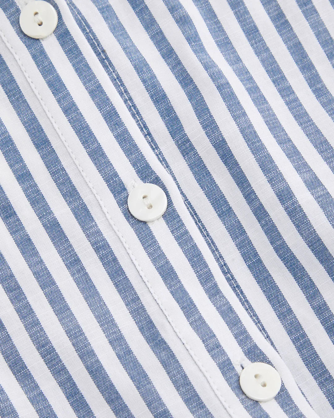 Stripe Knotted Short Sleeve Shirt Curve & Plus