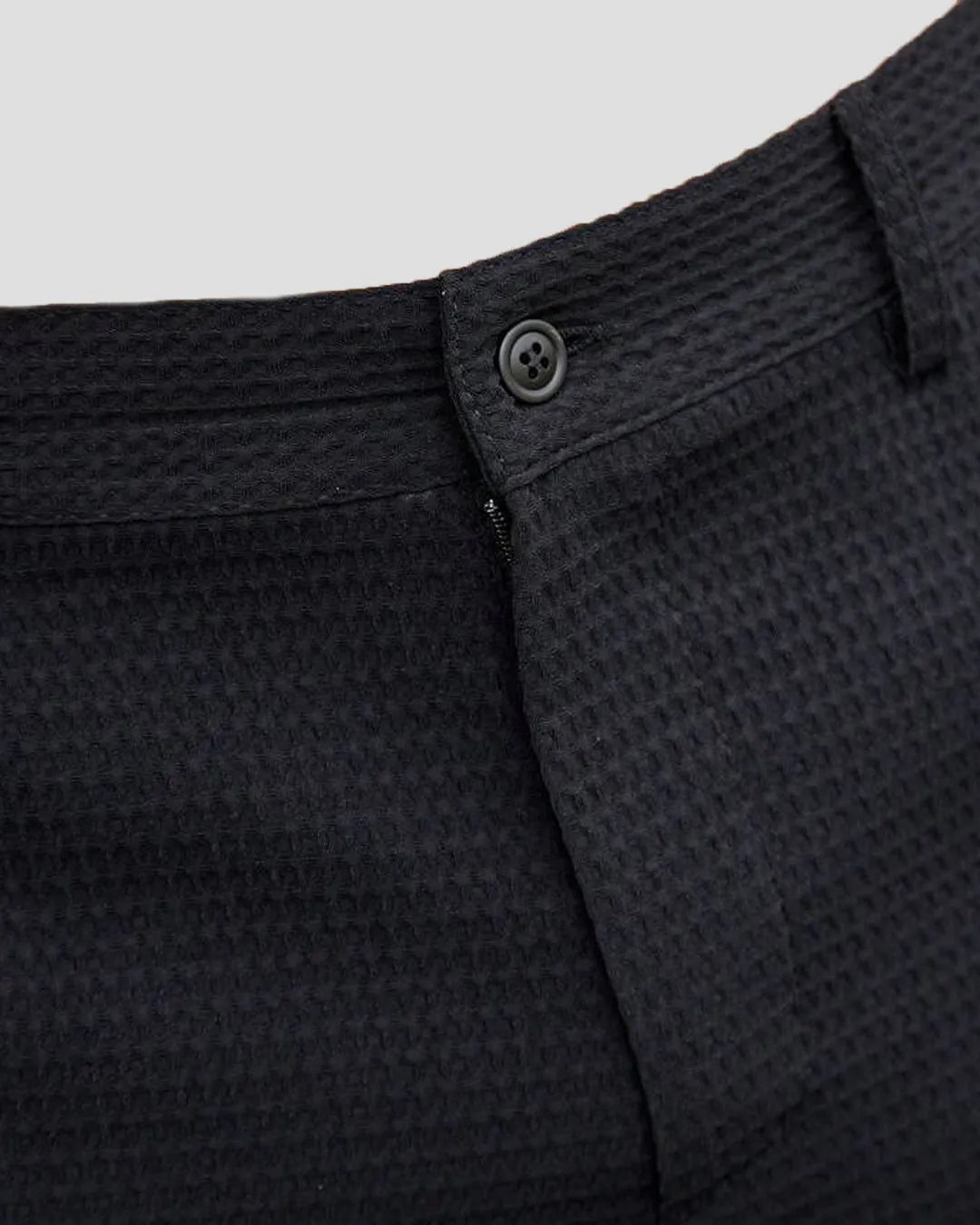 Men Black Pocketed Knit Casual Shorts