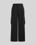 Trending Cargo In Black With Pockets
