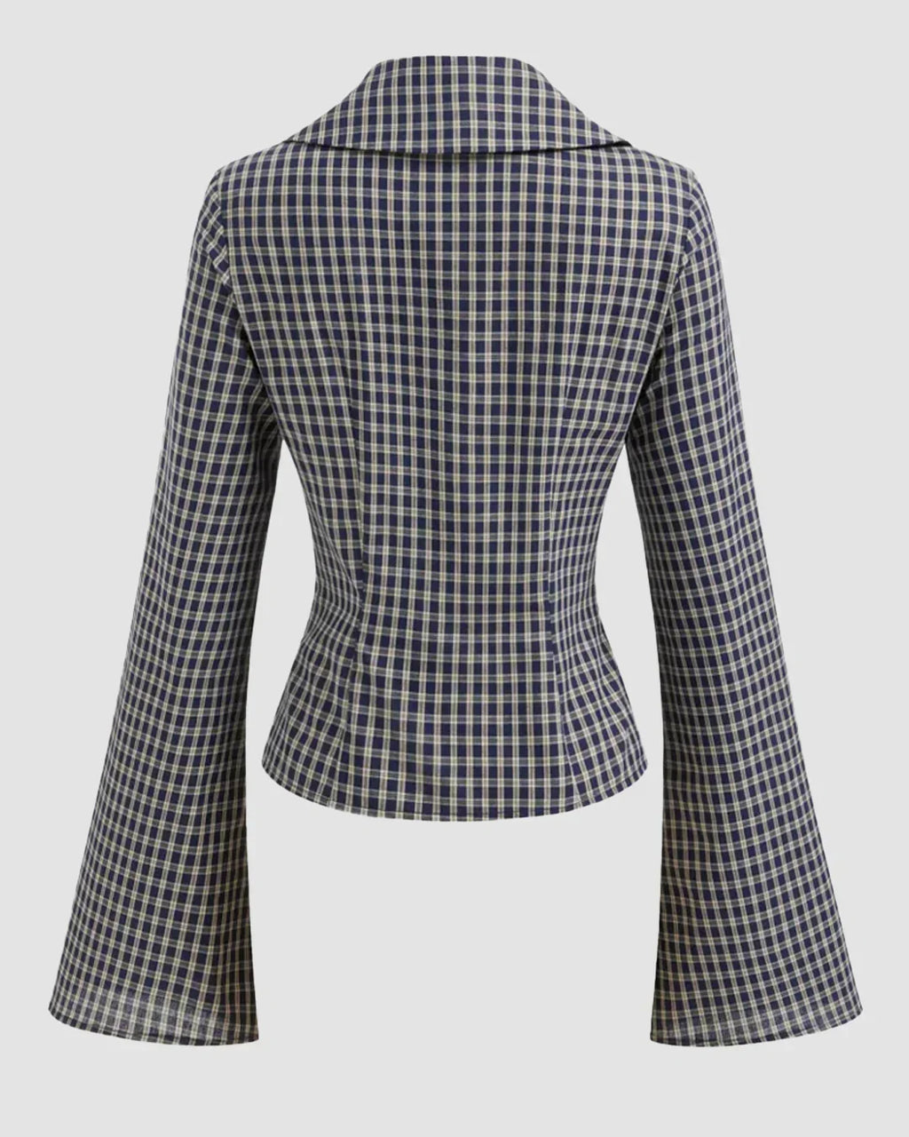 Checkered Full Sleeve Top for Women