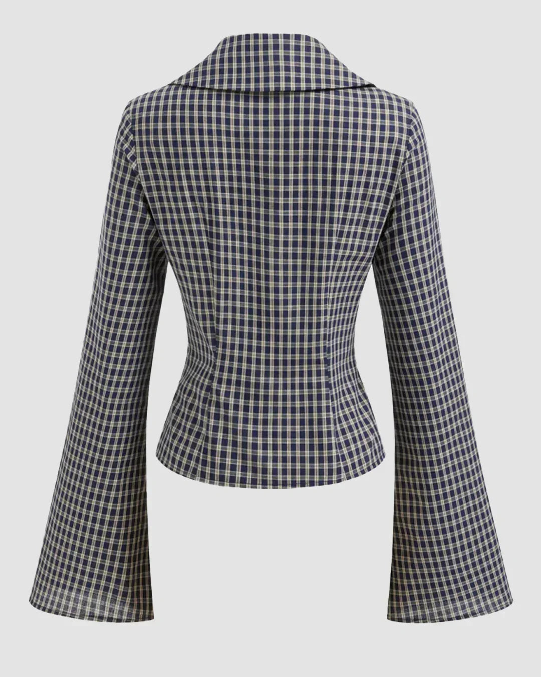Checkered Full Sleeve Top for Women