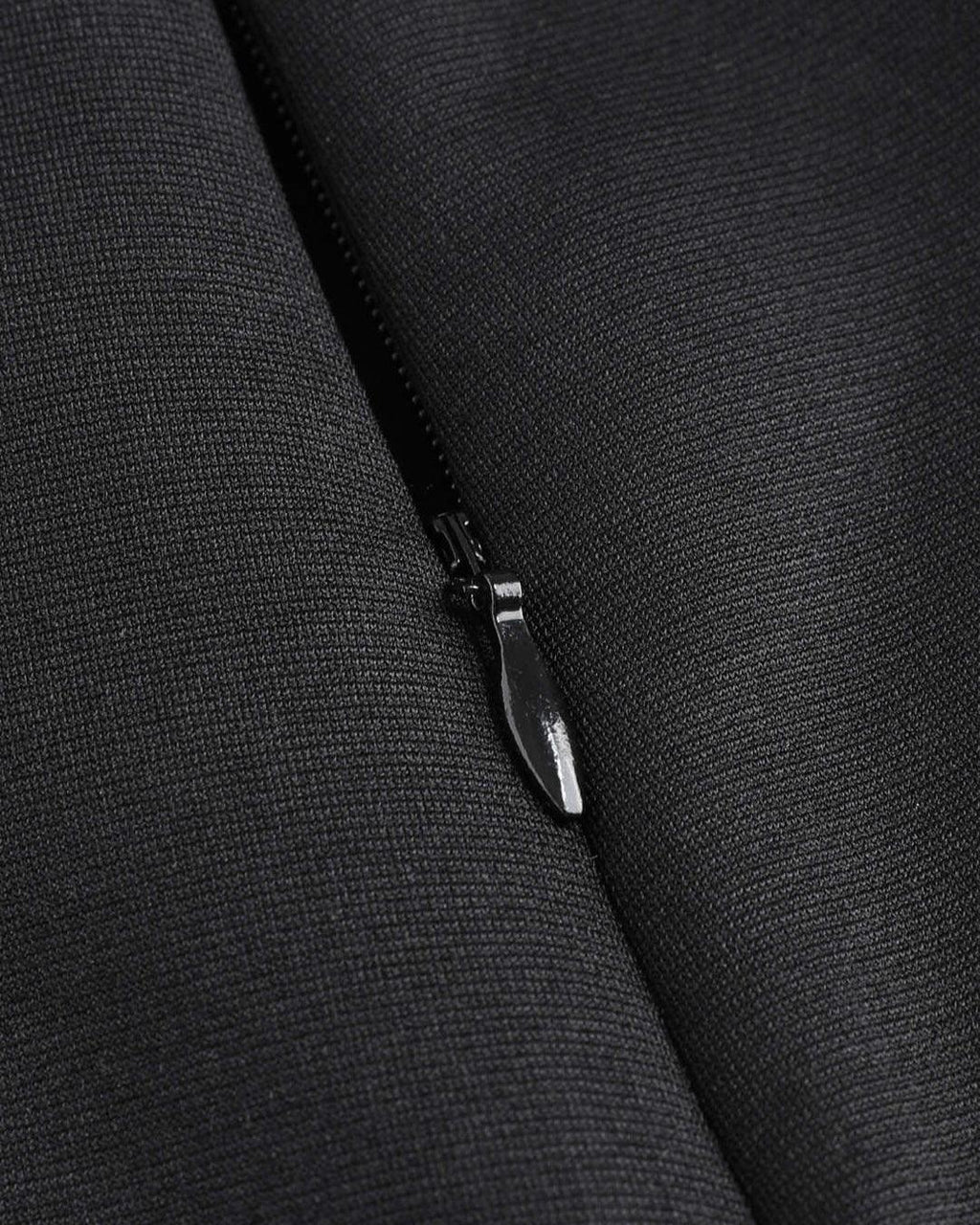 Blockcore Inspired Solid Mini Skirt In Black
