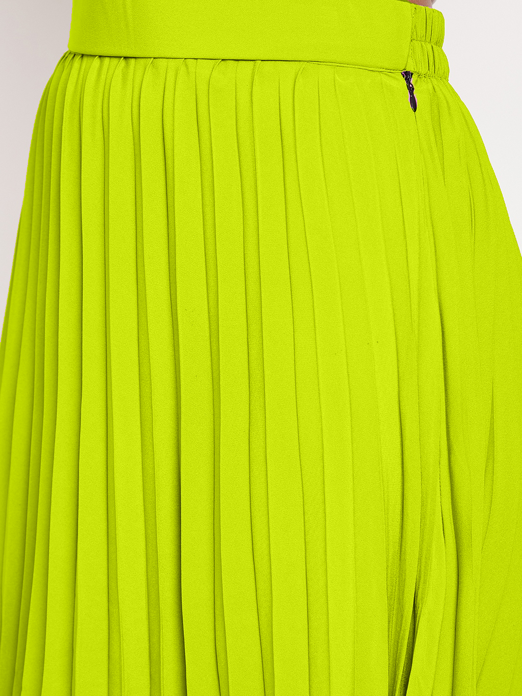 Pleated Midi Skirt