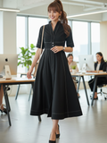 Panelled Corset Midi Dress - Pinkkup