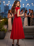 Stretchable Backless Midi Dress - Pinkkup